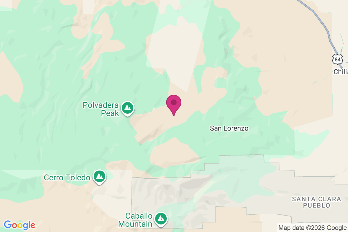 Vallecitos Corrales map