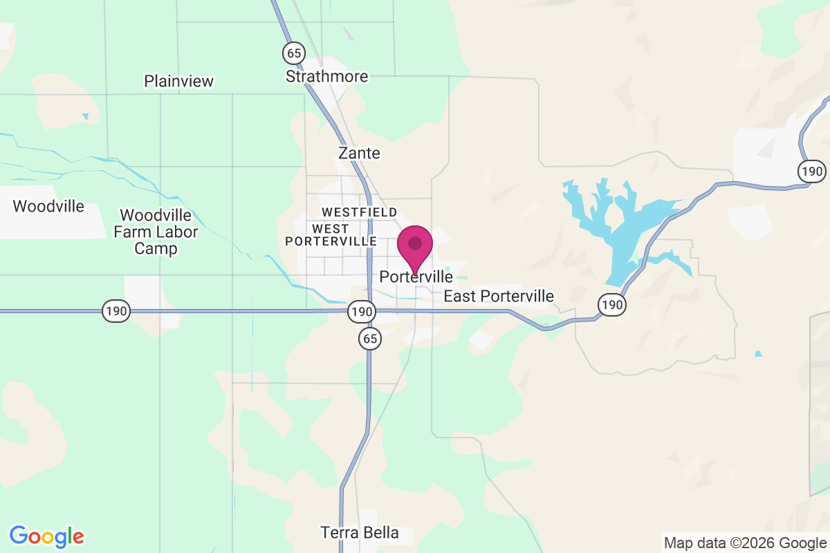 Porterville map