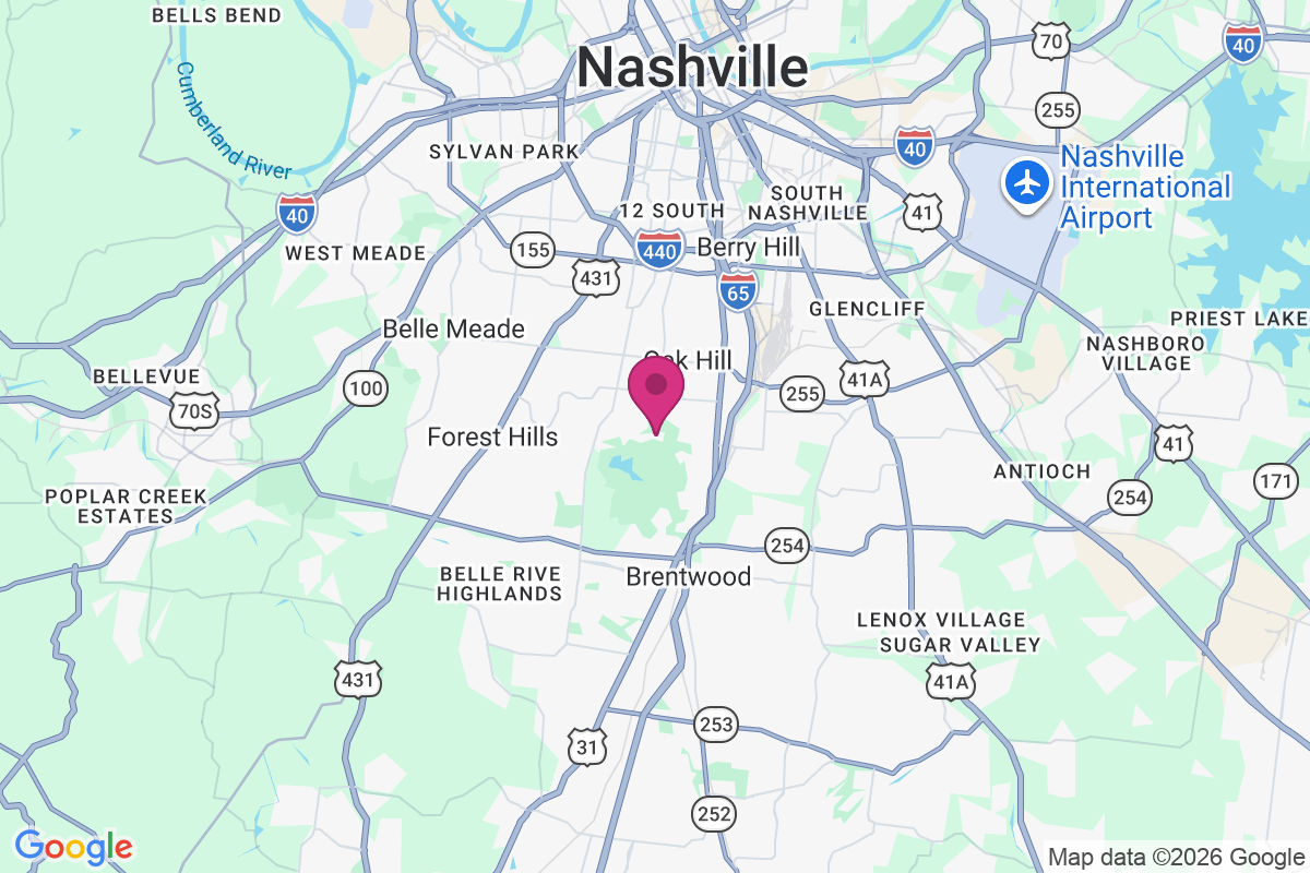 Oak Hill map