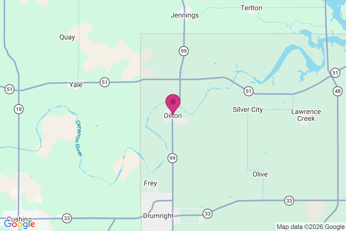 Oilton map