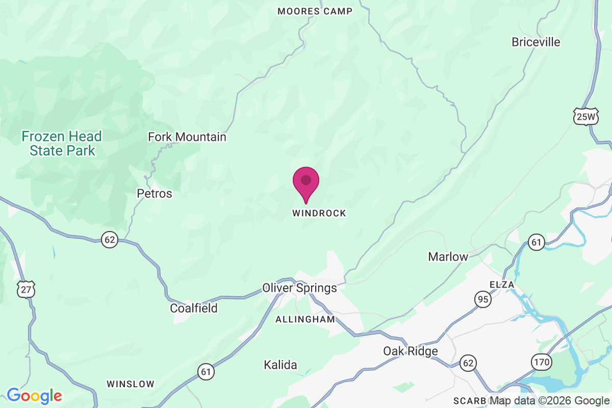 Upper Windrock map
