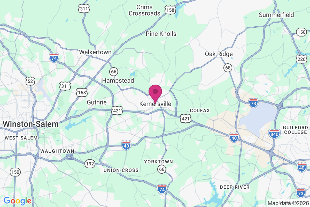 Kernersville map