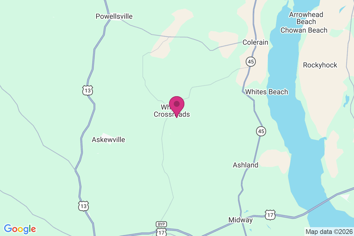 Whites Crossroads map