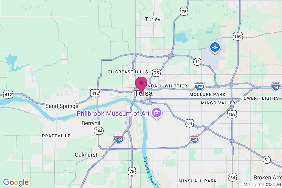 Tulsa map