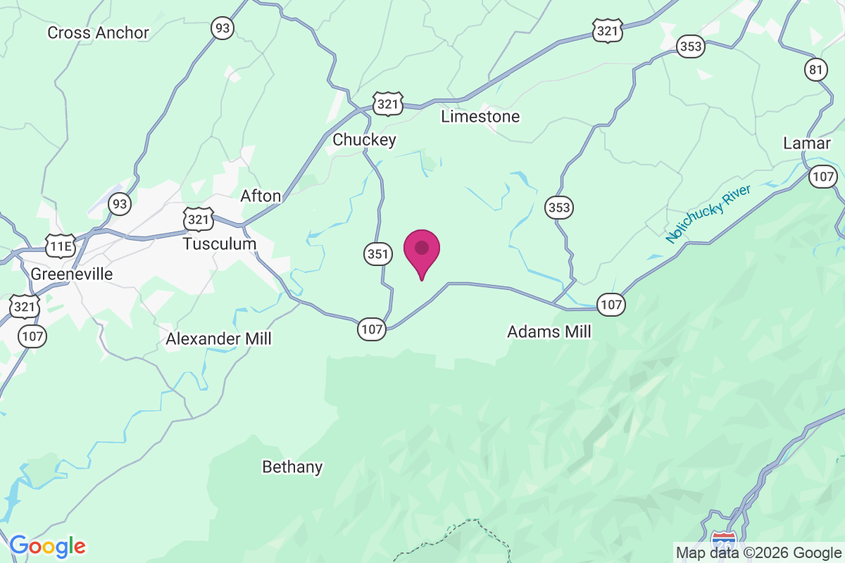 Horse Creek map