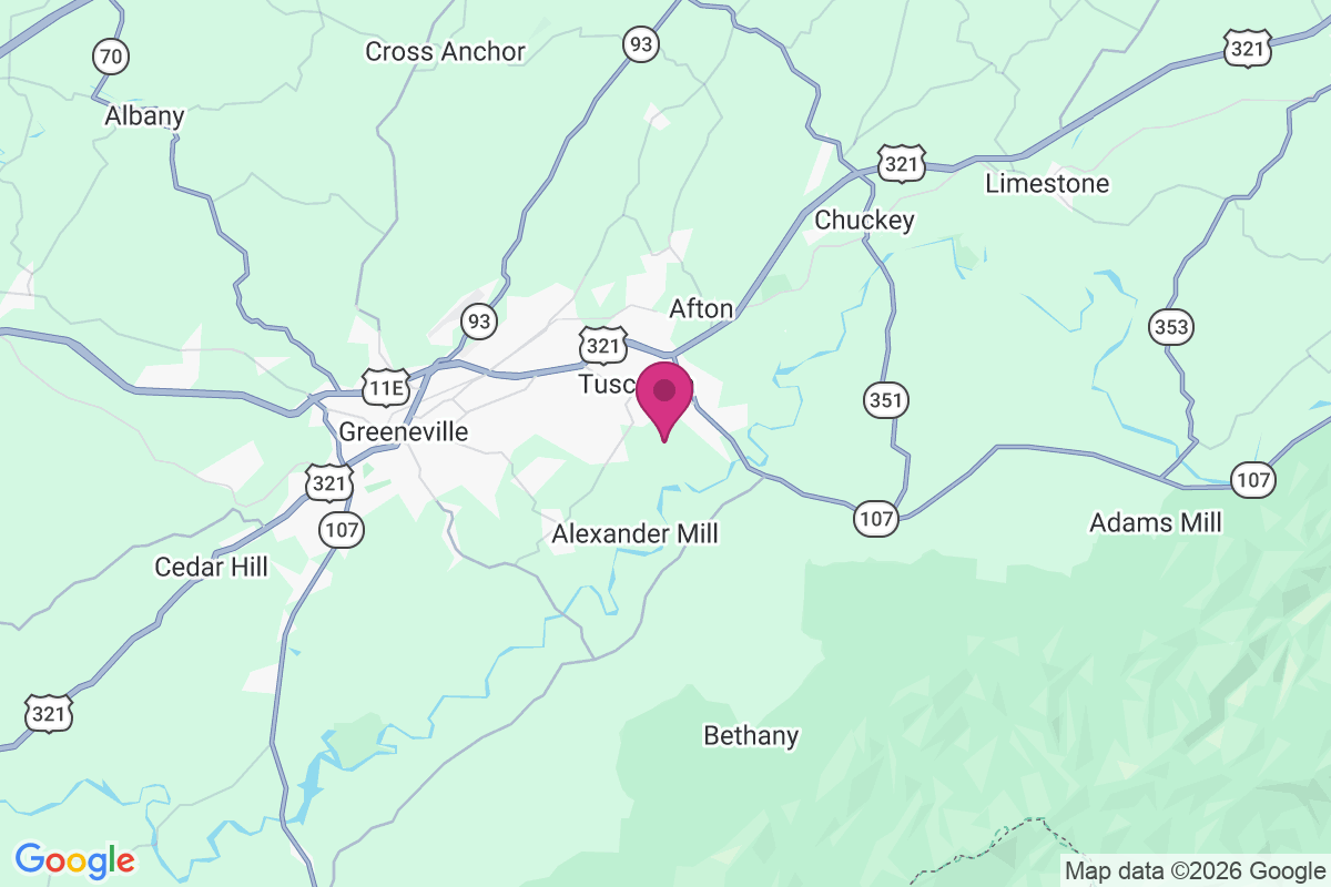 Tusculum Place map