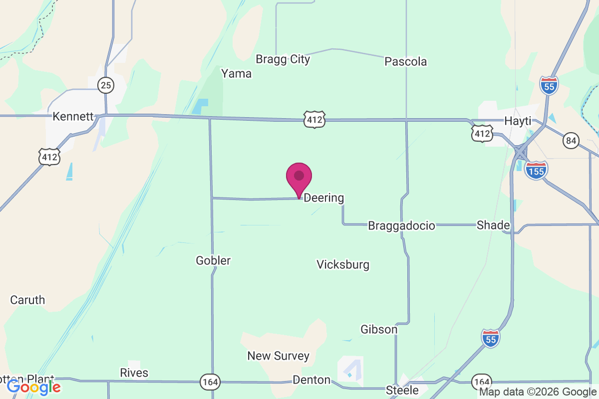 Deering Junction map