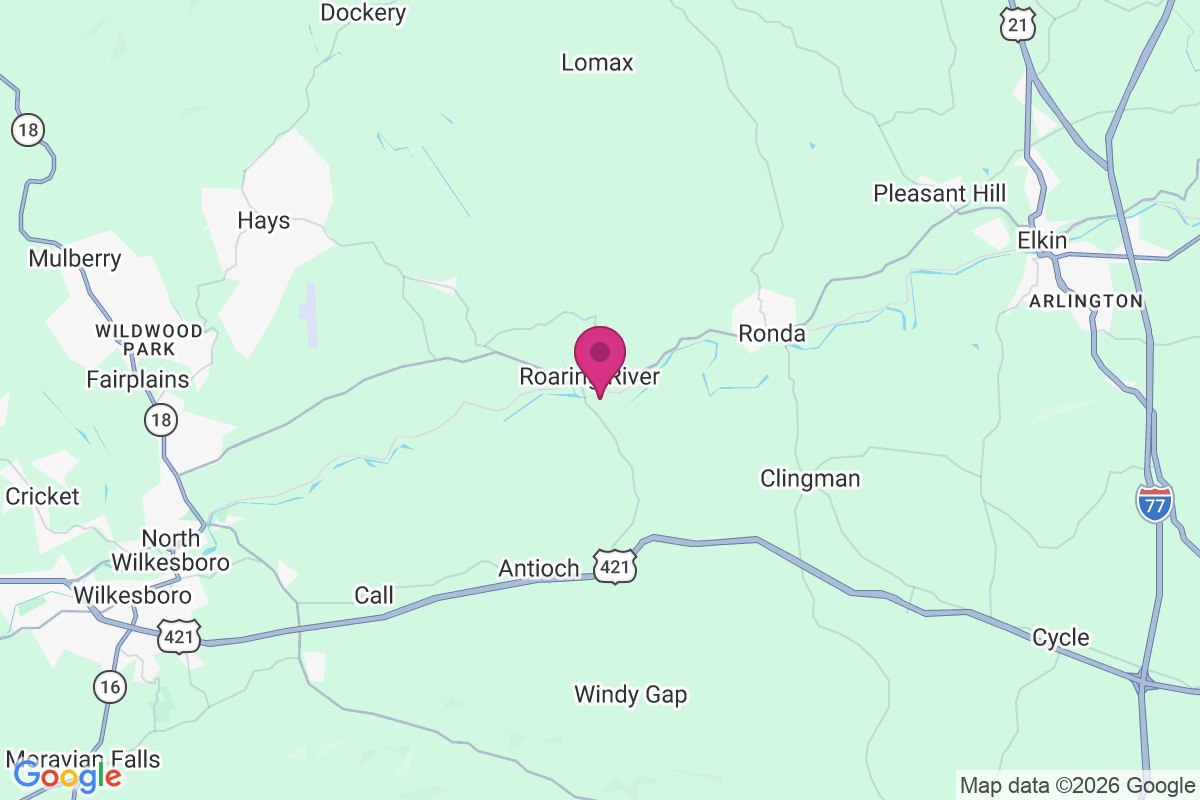 Roaring River map