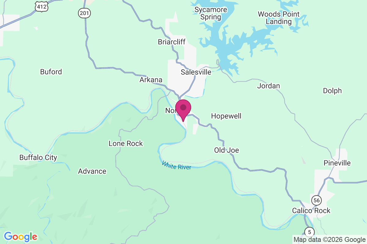 Norfork map
