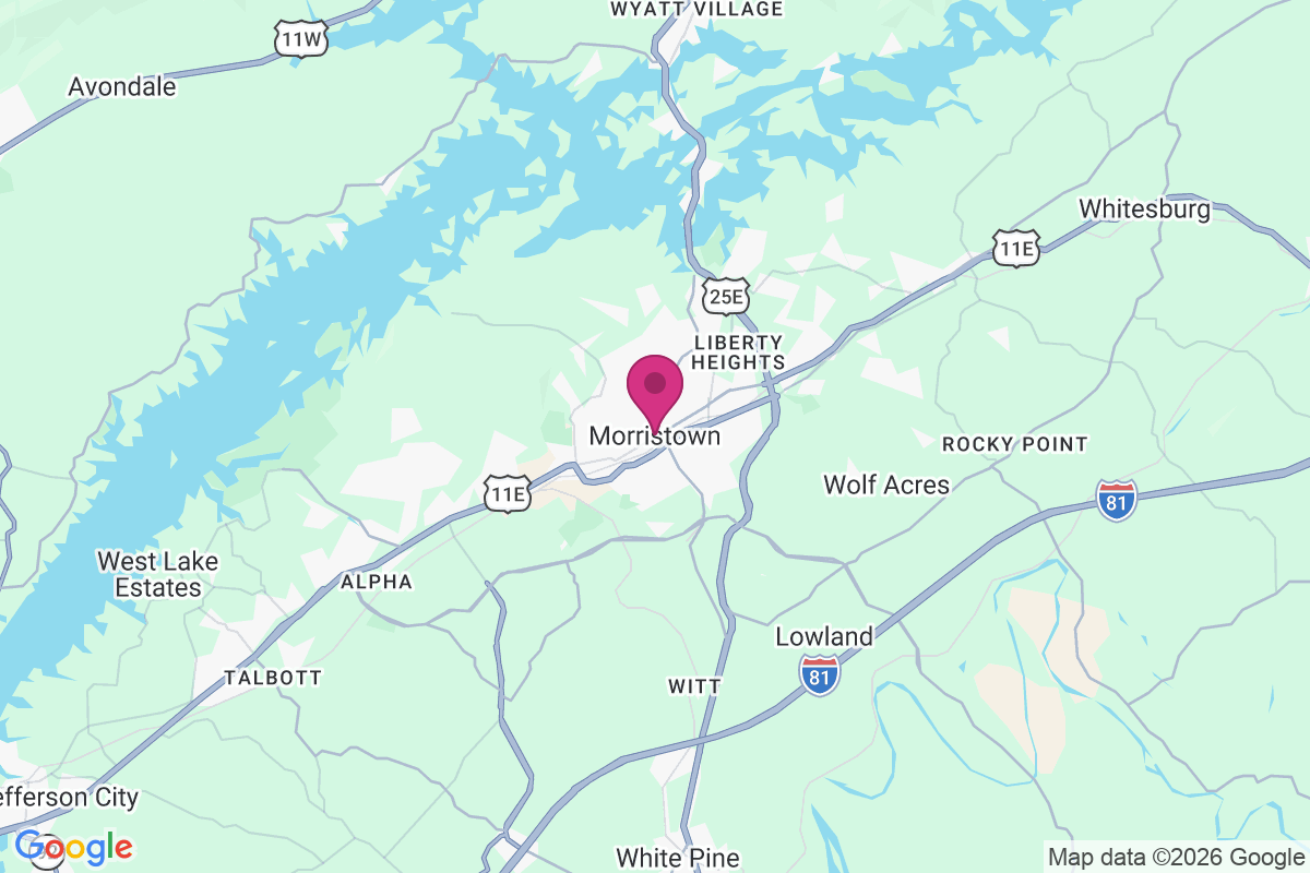 Morristown map
