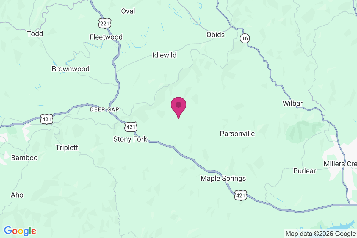 Pattons Ridge map