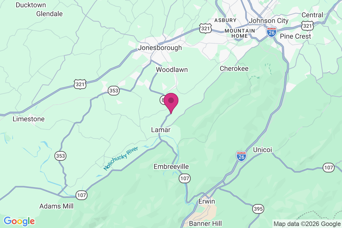 Big Cherokee map