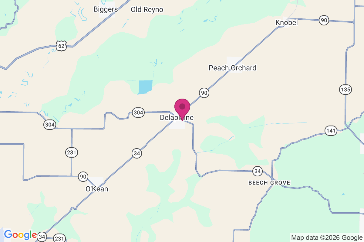 Delaplaine map