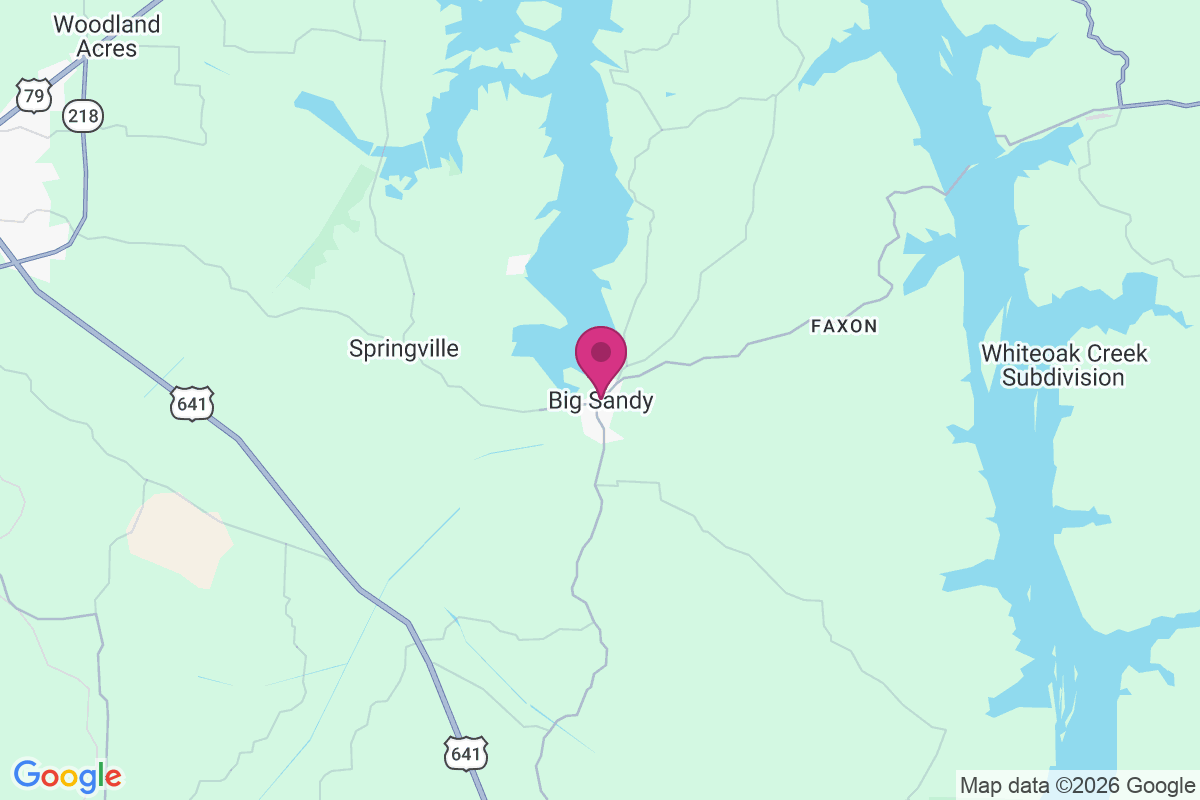 Big Sandy map