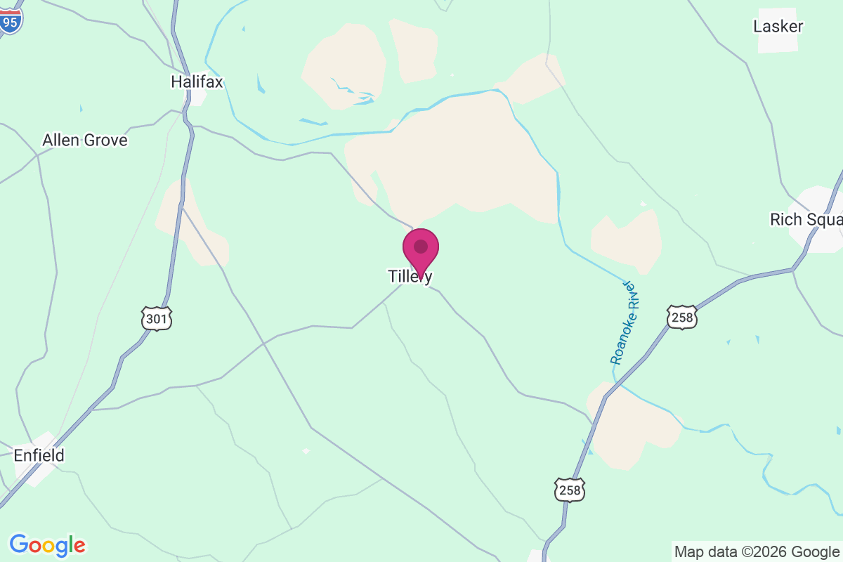 Tillery map