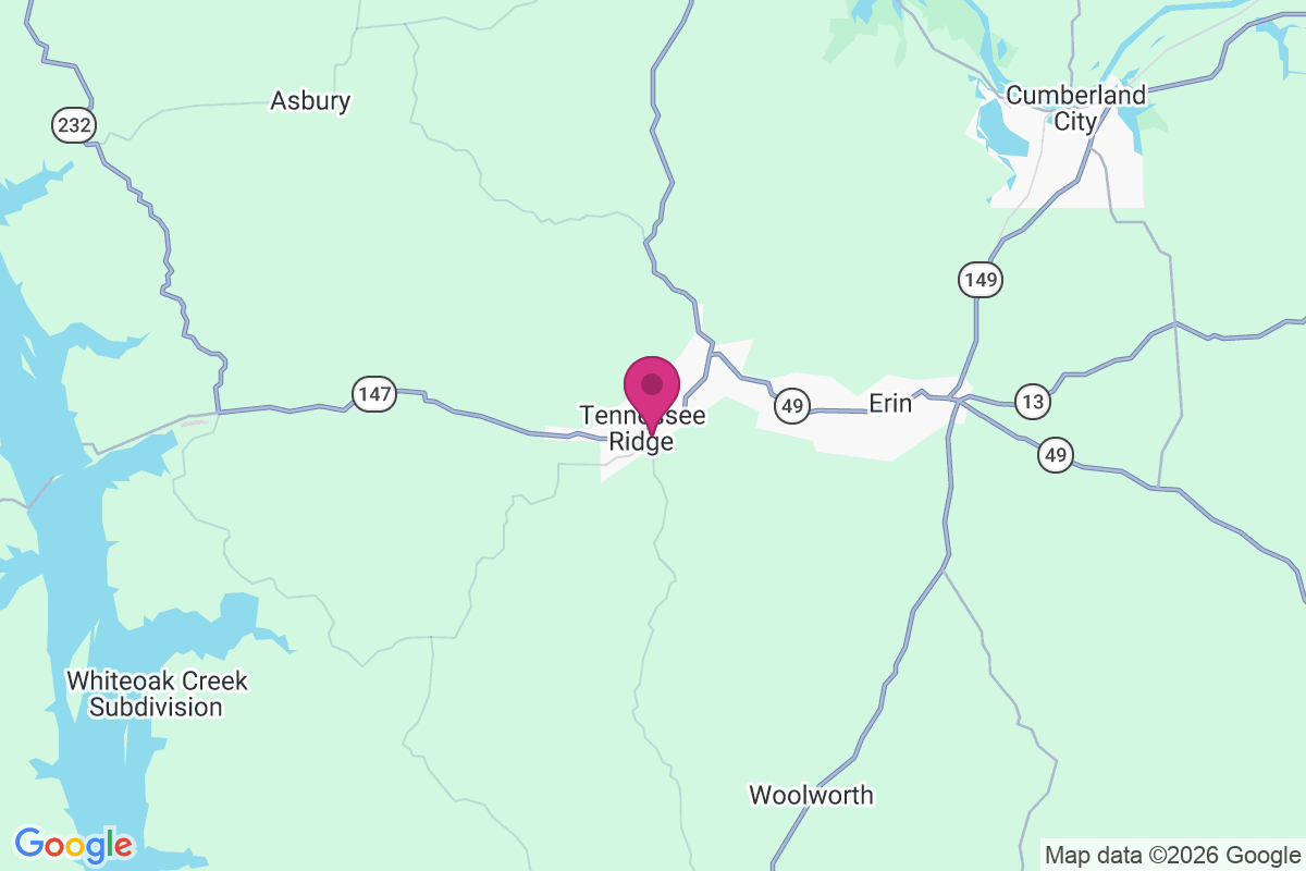 Tennessee Ridge map