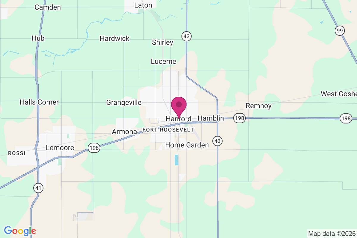 Hanford map
