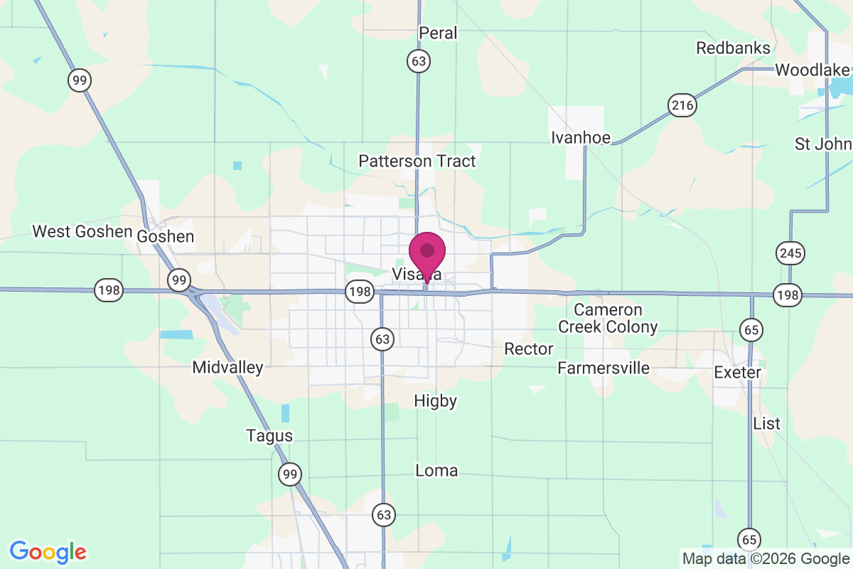 Visalia map