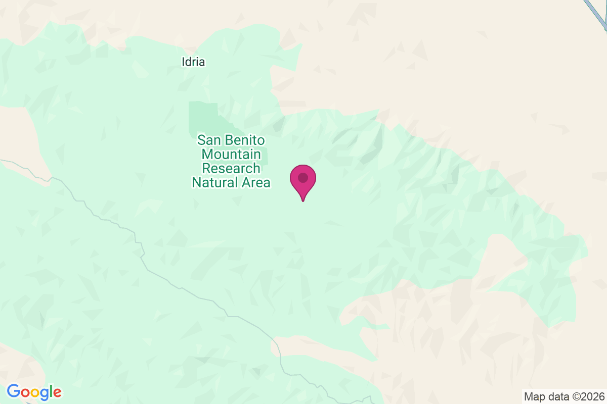 Santa Rita Peak map