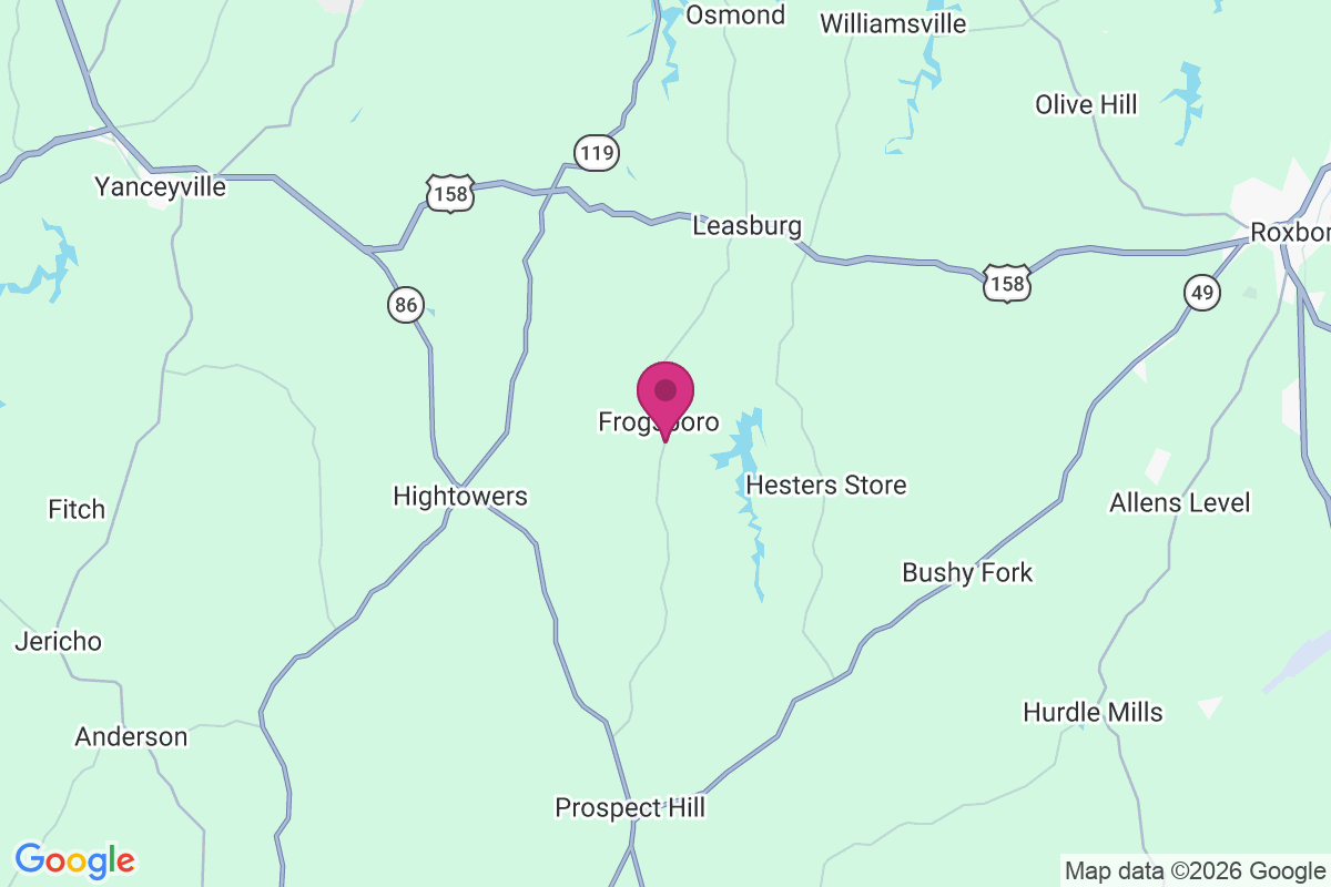 Frogsboro map
