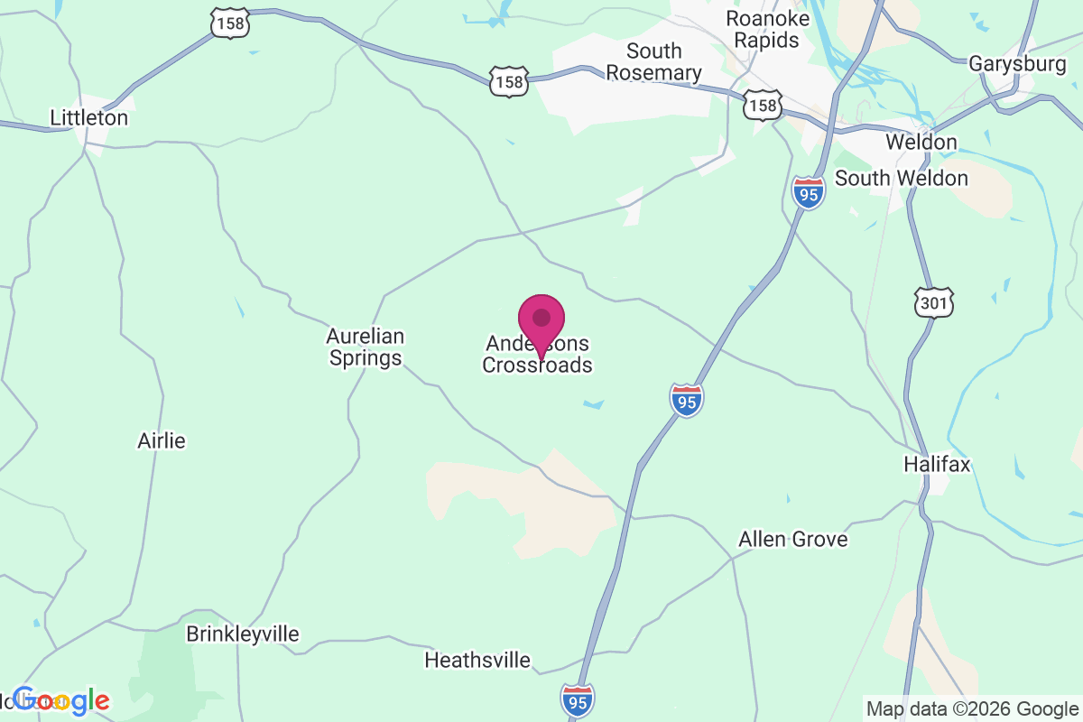 Andersons Crossroads map