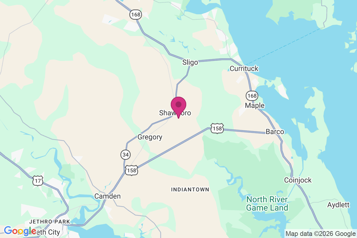 Shawboro map