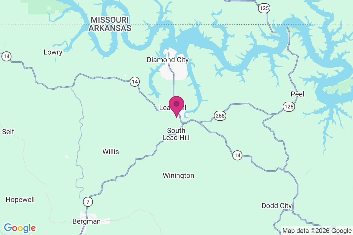 Lead Hill map