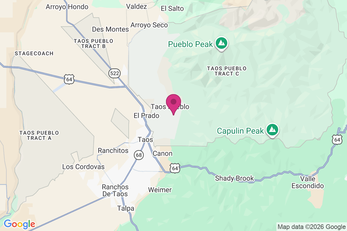 Taos Pueblo map