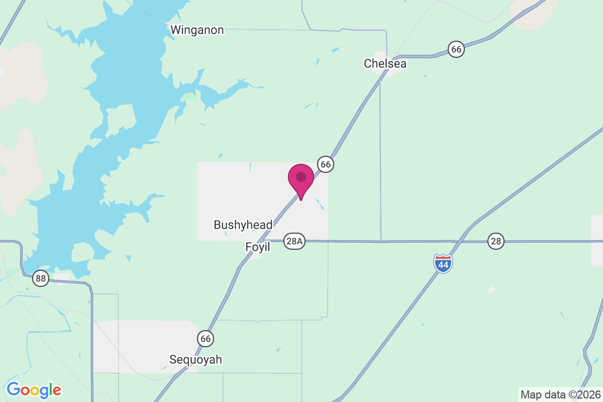 Bushyhead map