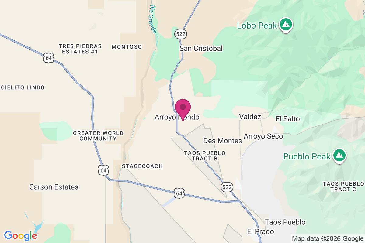 Arroyo Hondo map
