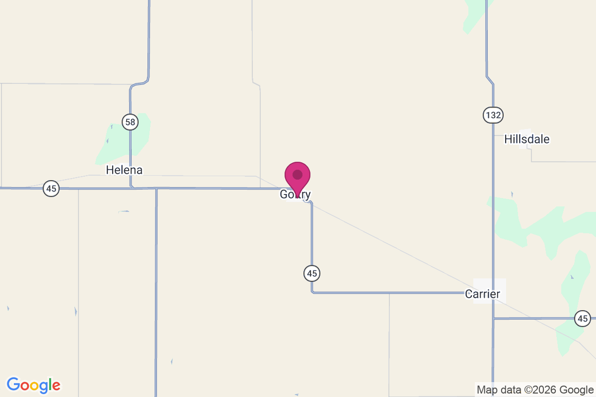 Goltry map