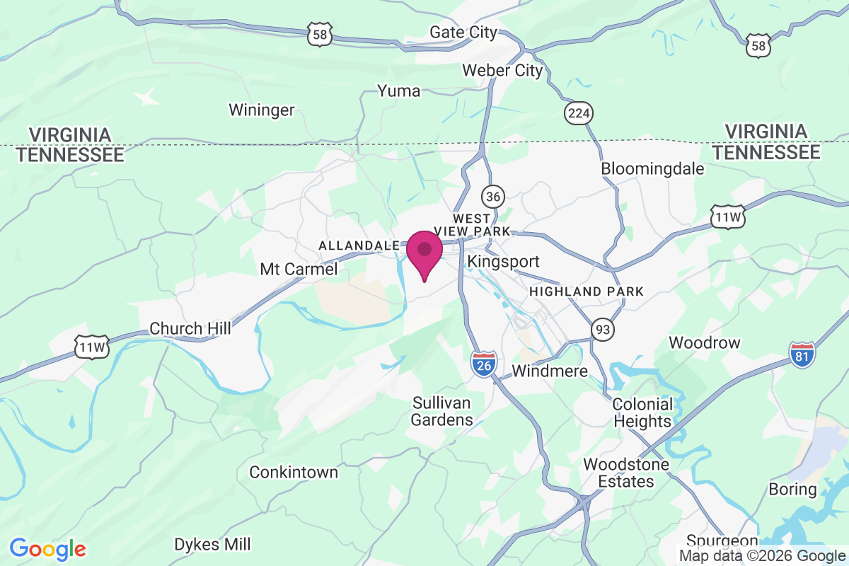 Ridgefields map