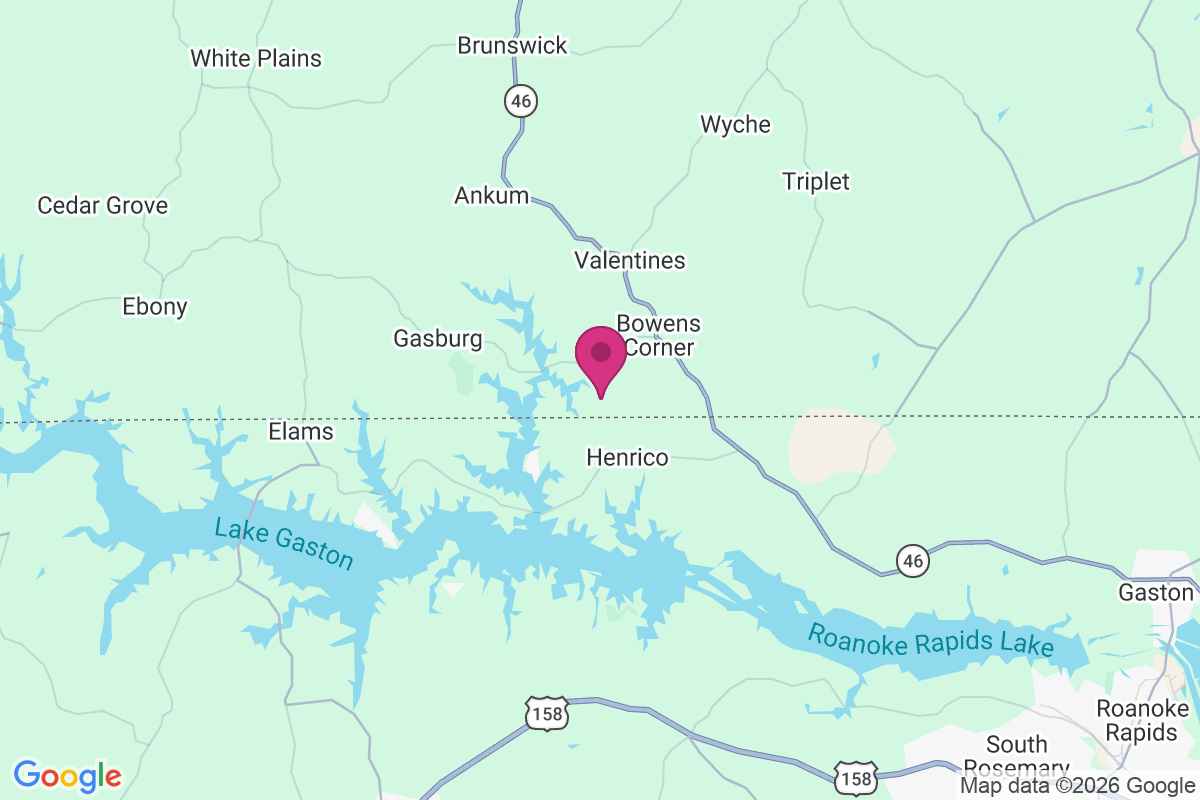 Lake Gaston Estates map