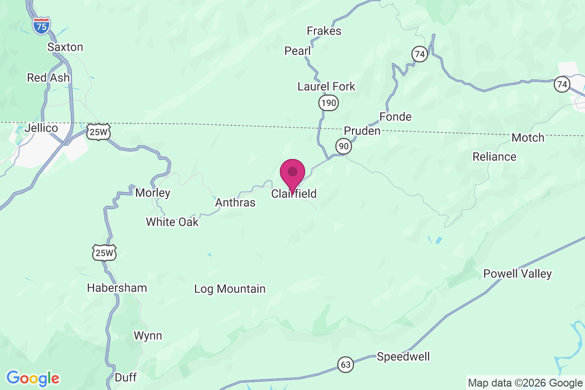 Clairfield map