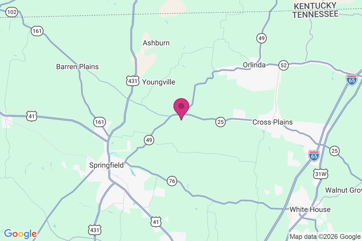 Hubertville map