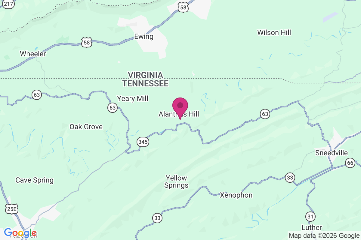 Alanthus Hill map