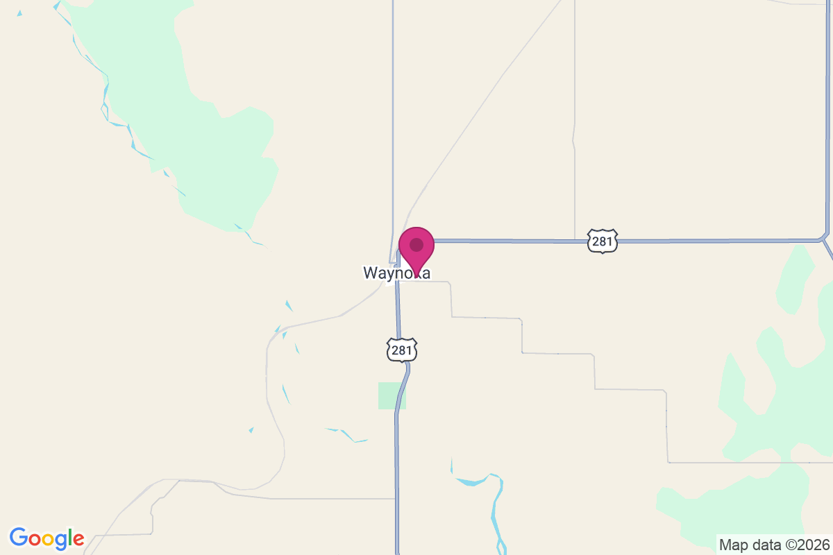 Waynoka map