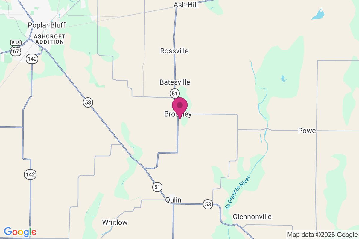 Broseley map