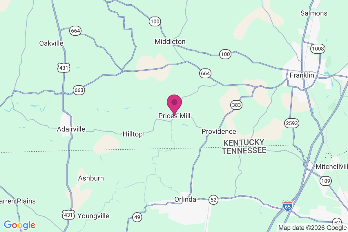 Prices Mill map