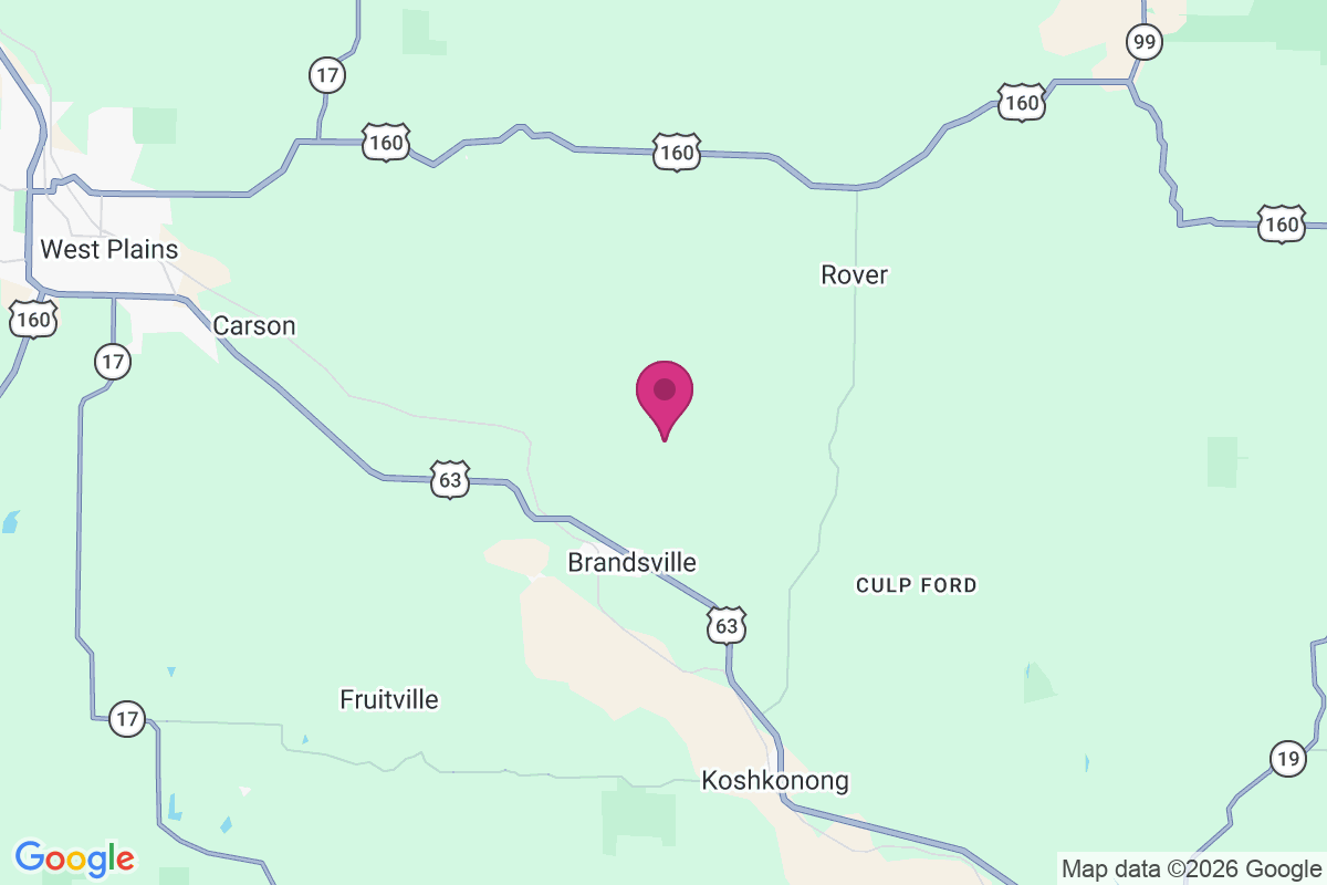 Pocohontas Crossing map