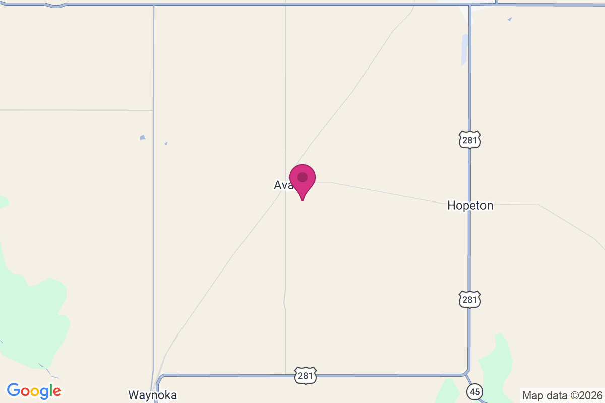 Avard map