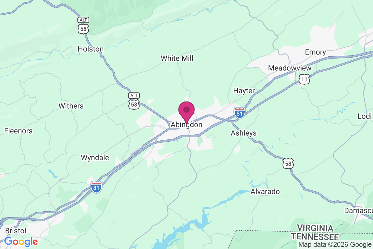 Abingdon map