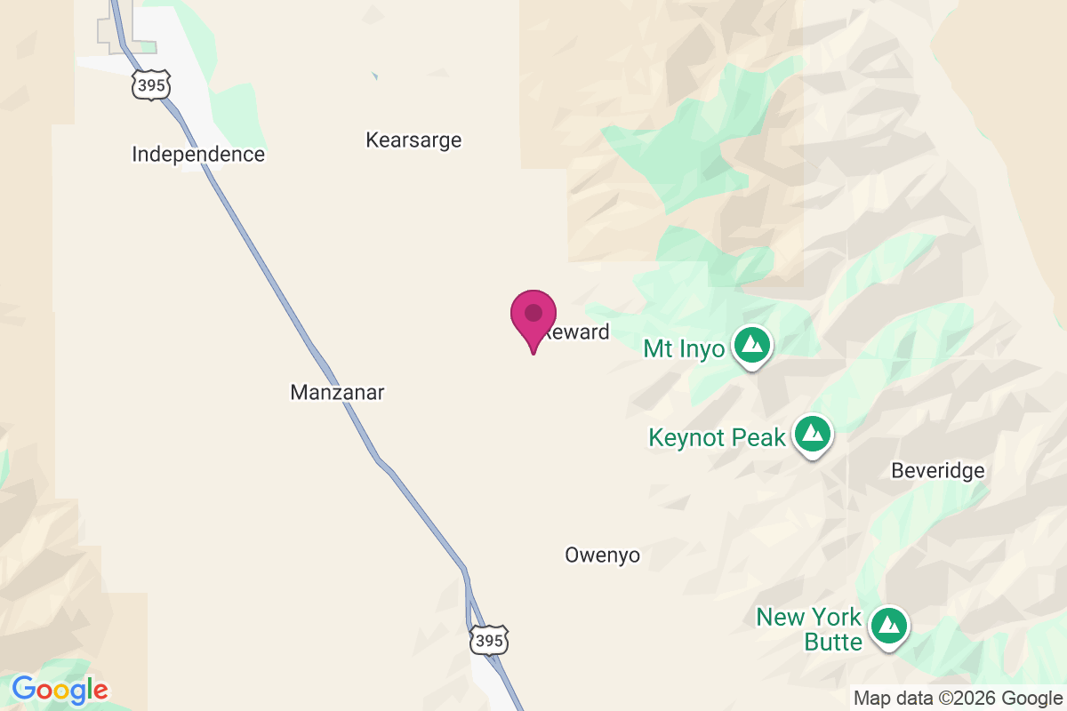 Manzanar map