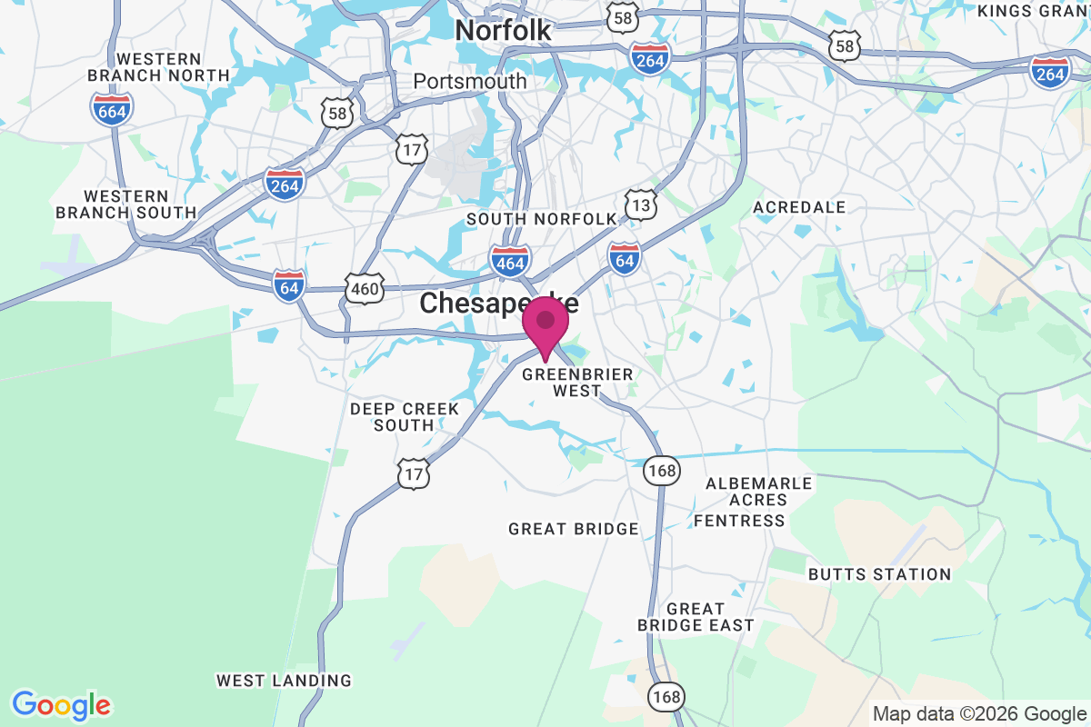 Doziers Corner map