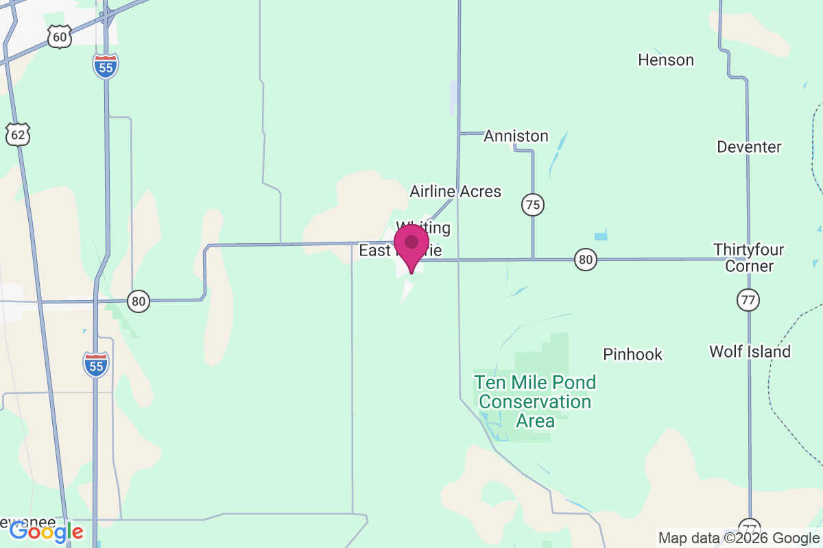 East Prairie map