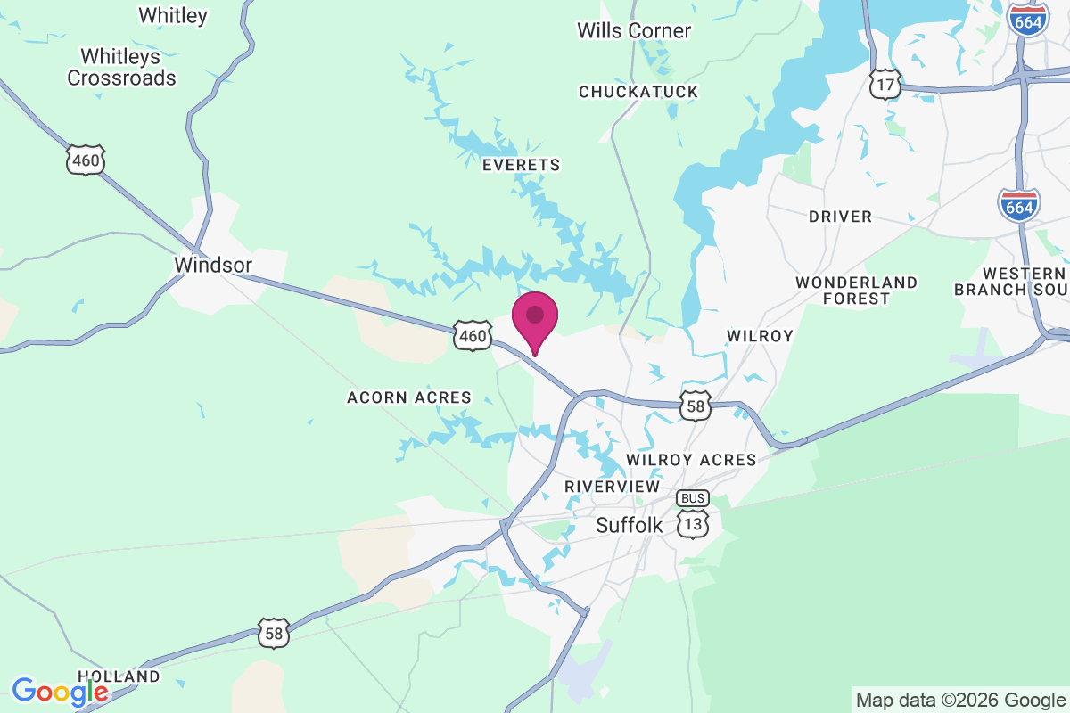 Kings Fork map