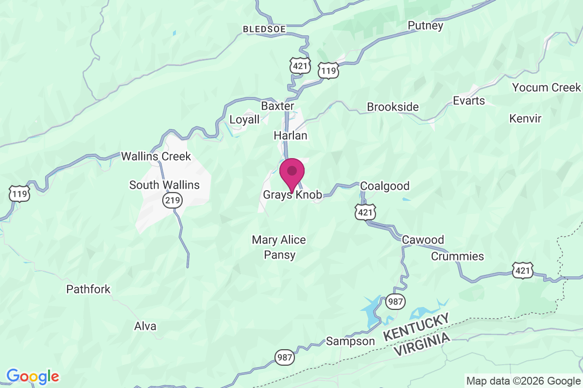 Grays Knob map