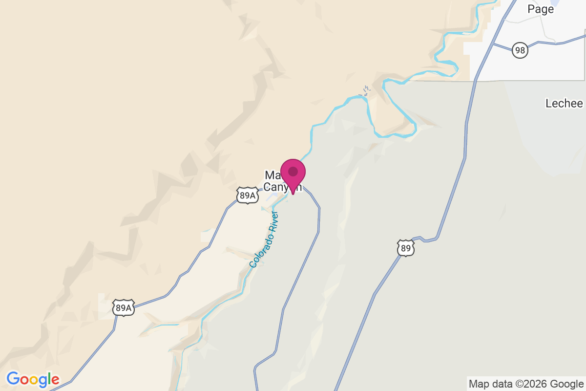 Marble Canyon map