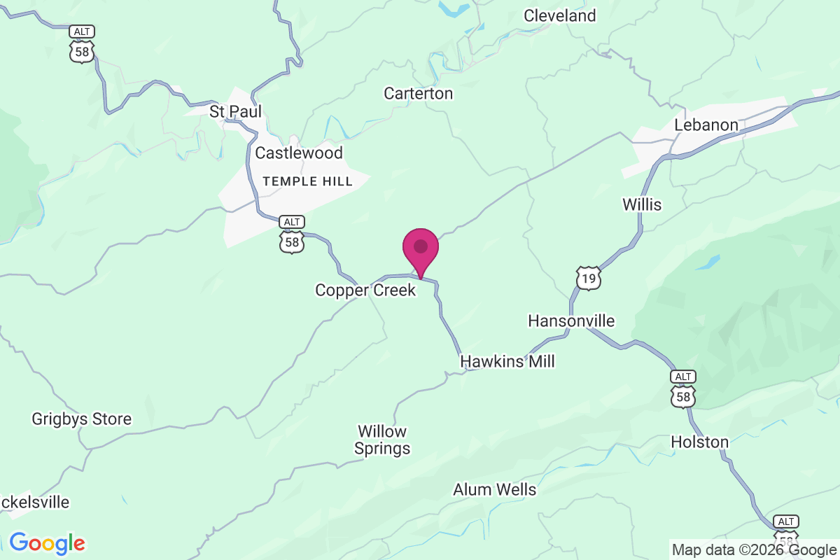 Dickensonville map