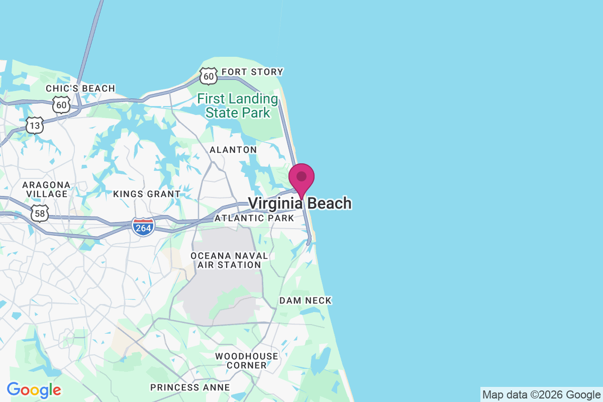 Virginia Beach map